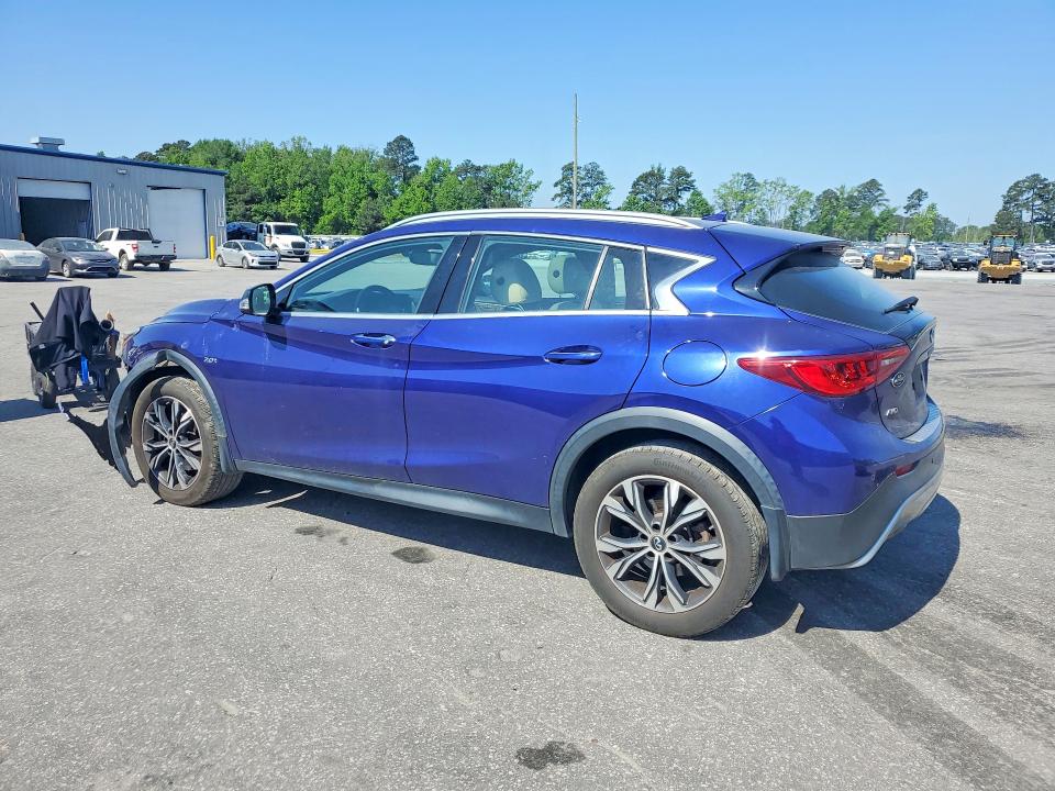 2017 Infiniti Qx30 VIN SJKCH5CRXHA035743 COPART salvage auction — FRONT END, Nc - Salvage Certificate Of Title, sold $3,400 on 2026-07-02 (photo 2)