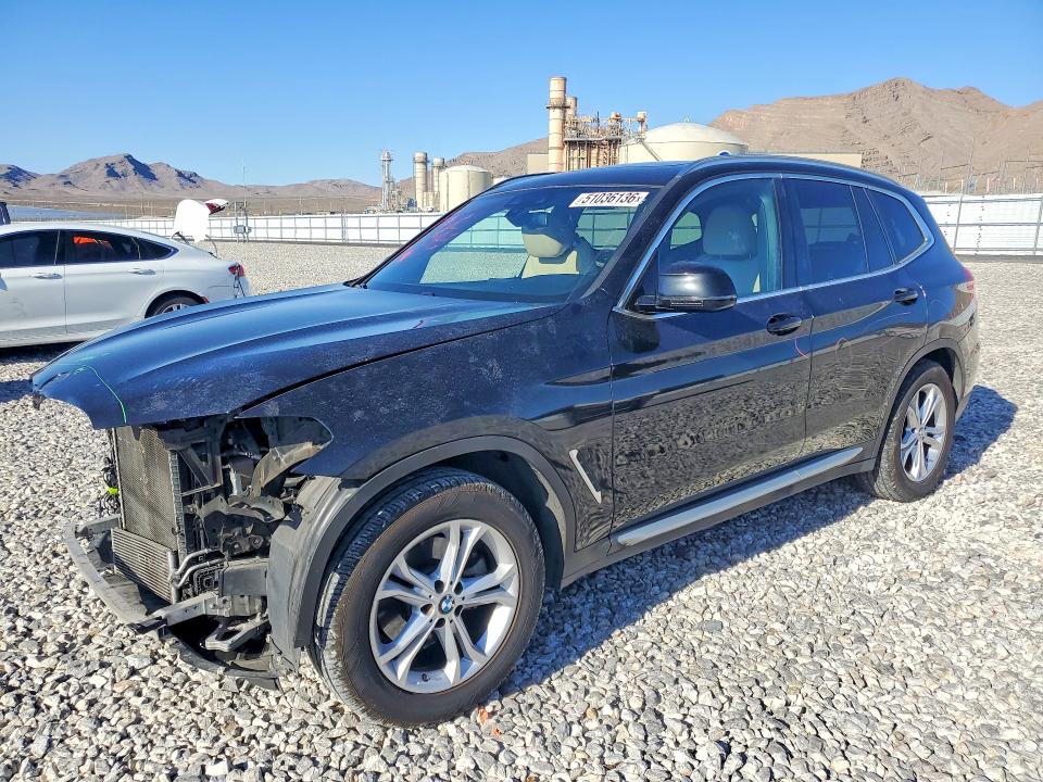 2021 BMW X3 VIN 5UXTY3C0XM9H40452 COPART salvage auction — FRONT END, NV, sold $5,000 on 2026-07-29 (photo 1)