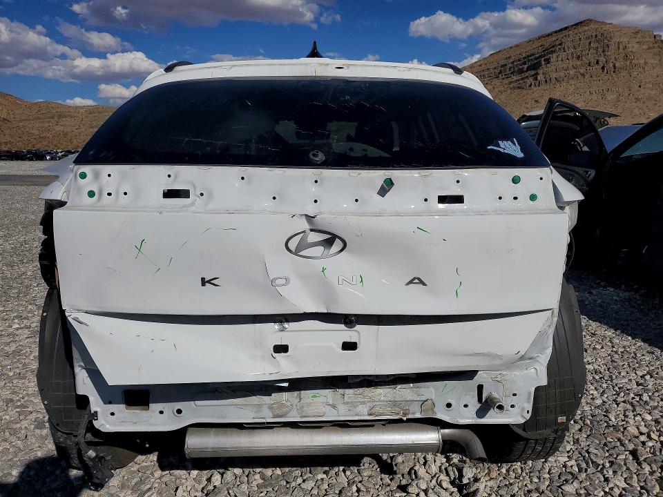 2024 Hyundai Kona VIN KM8HB3AB1RU132653 COPART salvage auction — REAR END, Nv - Salvage Title, sold $5,700 on 2026-07-08 (photo 6)