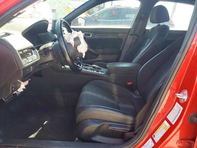 2022 Honda Civic VIN 2HGFE2F59NH571582 COPART salvage auction — FRONT END, IL - SALVAGE CERTIFICATE, sold $3,950 on 2026-07-03 (photo 7)