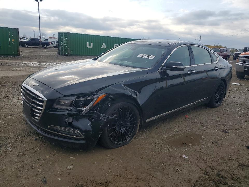 2017 Genesis G80 VIN KMHGN4JE9HU210145 — COPART salvage auction photo