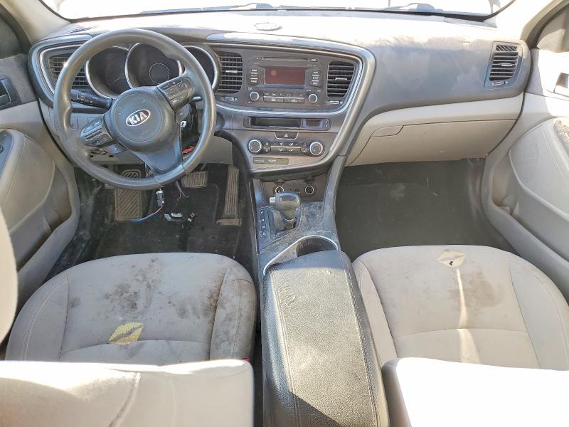 2014 Kia Optima VIN 5XXGM4A79EG269089 COPART salvage auction — FRONT END, Ut - Salvage Certificate, sold $350 on 2026-07-27 (photo 8)