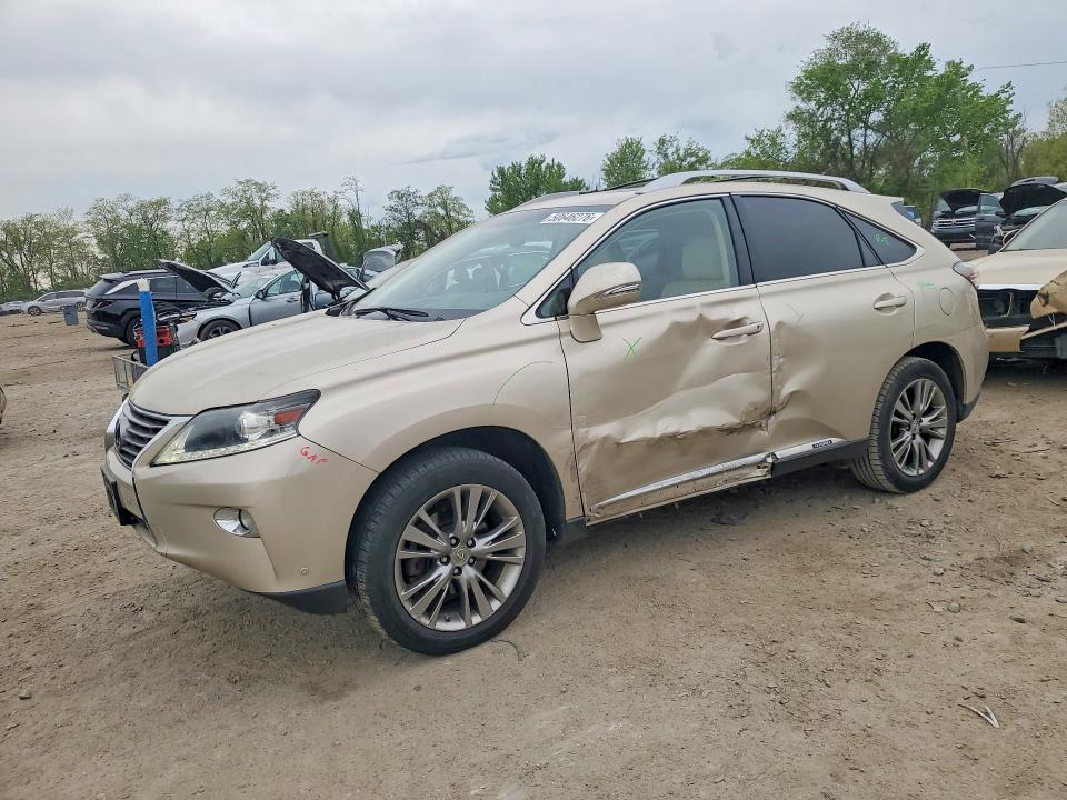 2013 Lexus Rx VIN JTJBC1BA1D2448928 COPART salvage auction — SIDE, Md - Cert Of Salvage > 75% Damage, sold $225 on 2026-06-30 (photo 1)
