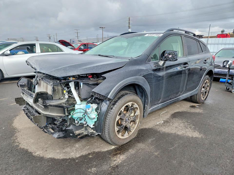 2023 Subaru VIN JF2GTABC0PH204362 COPART salvage auction — FRONT END, Ca - Salvage Certificate, sold $4,600 on 2026-07-13 (photo 1)