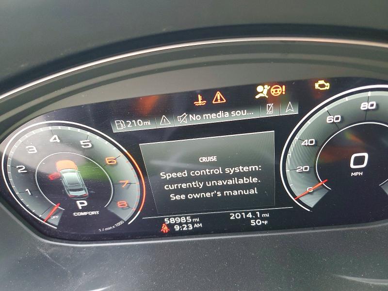 2022 Audi A4 VIN WAUBBAF48NA023656 COPART salvage auction — FRONT END, NV - SALVAGE TITLE, sold $6,100 on 2026-07-30 (photo 9)