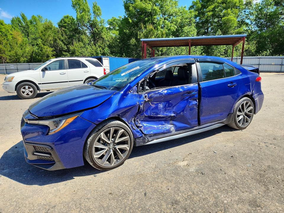 2022 Toyota Corolla VIN 5YFT4MCE0NP115064 COPART salvage auction — SIDE, FL - CERTIFICATE OF DESTRUCTION, sold $3,950 on 2026-07-31 (photo 1)