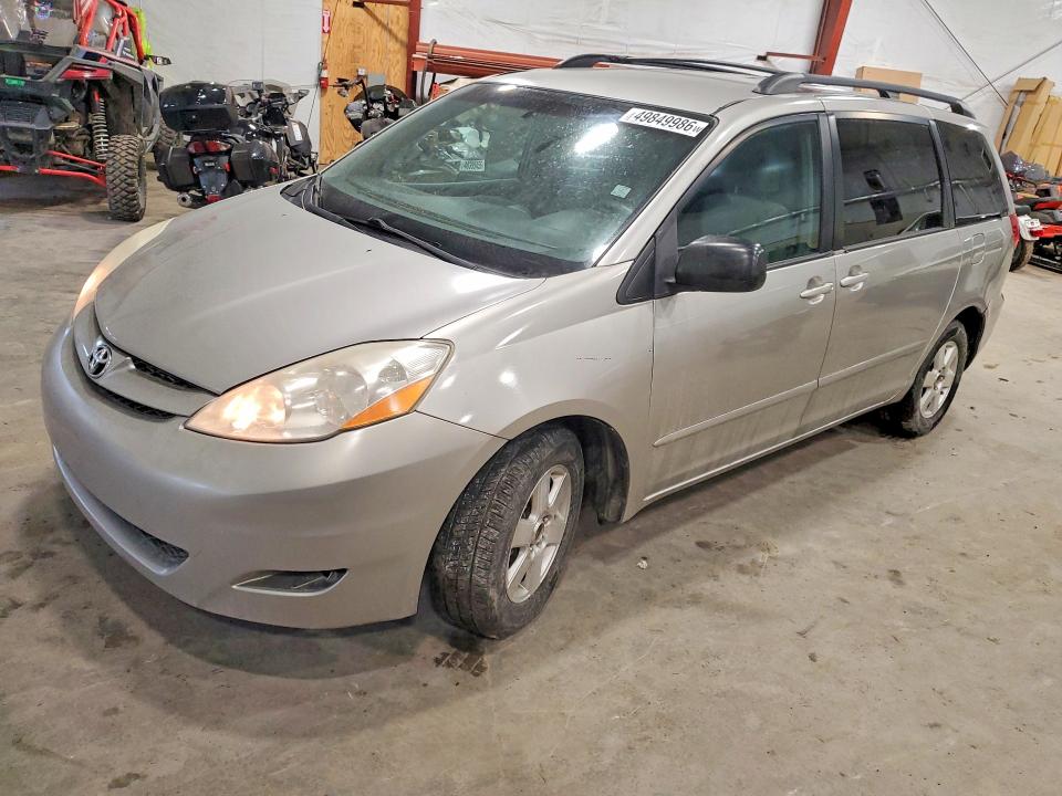 2010 Toyota Sienna VIN 5TDKK4CC8AS316857 COPART salvage auction — REAR END, TX - SALVAGE VEHICLE TITLE, sold $1,850 on 2026-07-13 (photo 1)