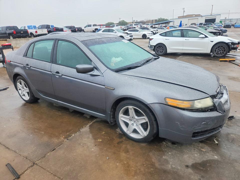 2005 Acura Tl VIN 19UUA66245A007370 COPART salvage auction — FRONT END, Tx - Salvage Vehicle Title, sold $275 on 2026-07-09 (photo 4)