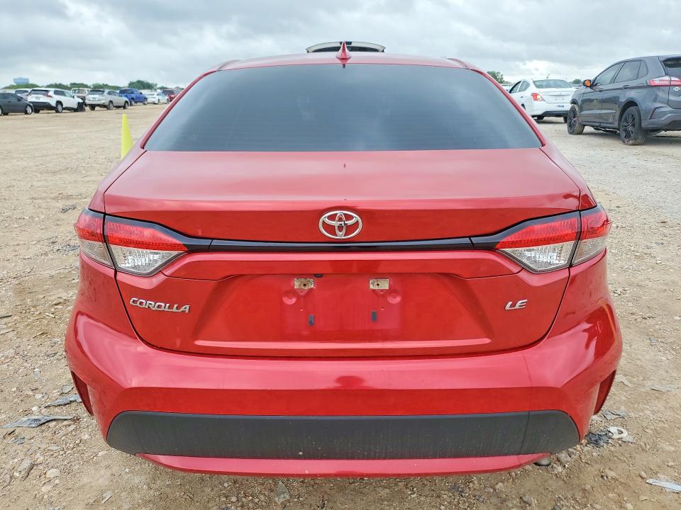 2020 Toyota Corolla VIN 5YFEPRAE8LP092212 COPART salvage auction — FRONT END, Tx - Salvage Vehicle Title, sold $2,950 on 2026-07-30 (photo 6)