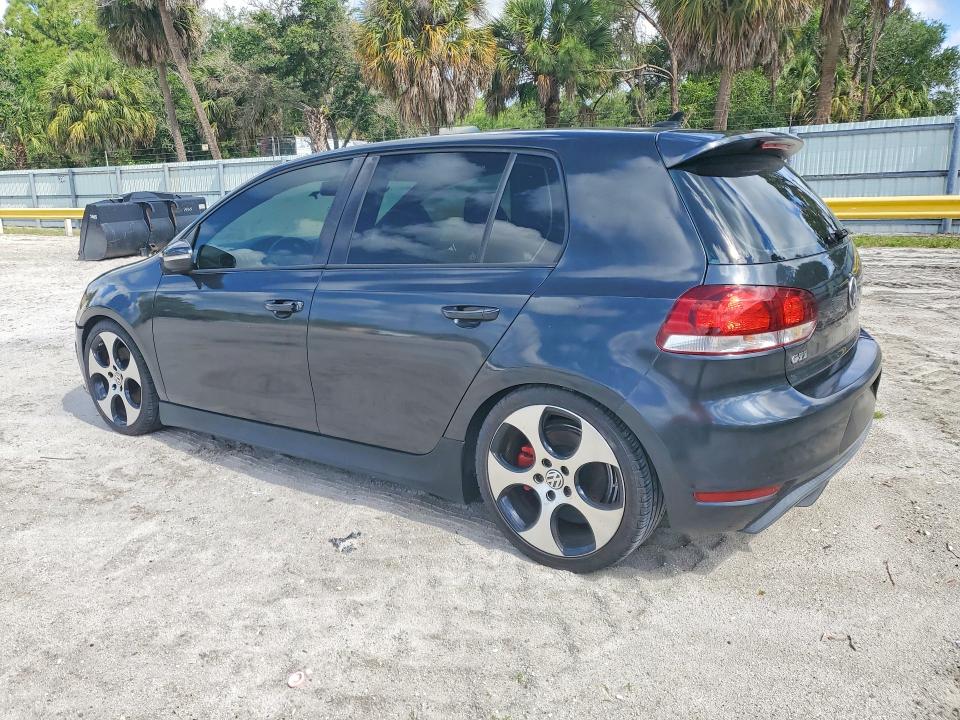 2010 Volkswagen Gti VIN WVWGV7AJXAW313569 COPART salvage auction — FRONT END, FL - CERT OF TITLE SLVG REBUILDABLE, sold $900 on 2026-07-15 (photo 2)