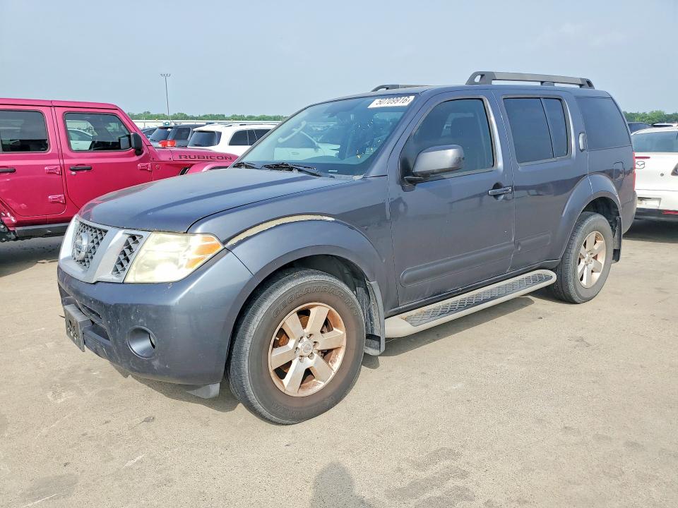 2011 Nissan Pathfinder VIN 5N1AR1NN4BC610811 COPART salvage auction — FRONT END, Tx - Salvage Vehicle Title, sold $700 on 2026-07-02 (photo 1)