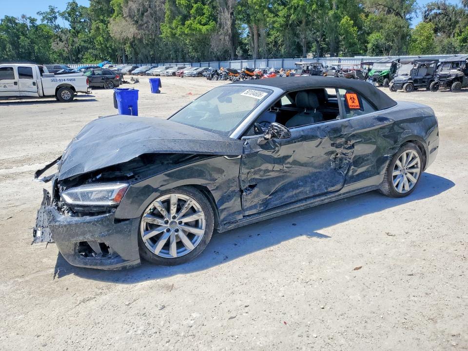 2018 Audi A5 VIN WAUYNGF51JN001286 COPART salvage auction — FRONT END, Fl - Cert Of Title Slvg Rebuildable, sold $1,550 on 2026-07-26 (photo 1)