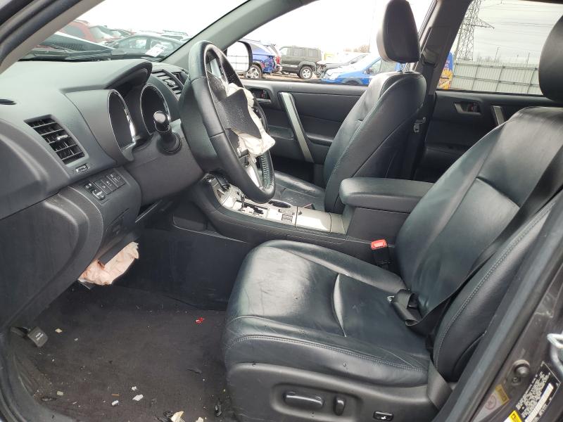 2013 Toyota Highlander VIN 5TDBK3EH4DS276963 COPART salvage auction — FRONT END, Il - Salvage Certificate, sold $2,000 on 2026-07-02 (photo 7)