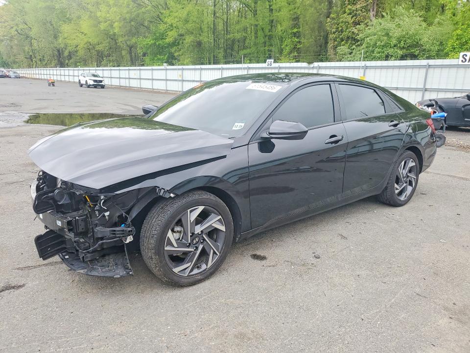 2025 Hyundai Elantra VIN KMHLM4DG4SU903002 COPART salvage auction — FRONT END, Nj - Cert Of Title-Salvage, sold $4,550 on 2026-07-28 (photo 1)