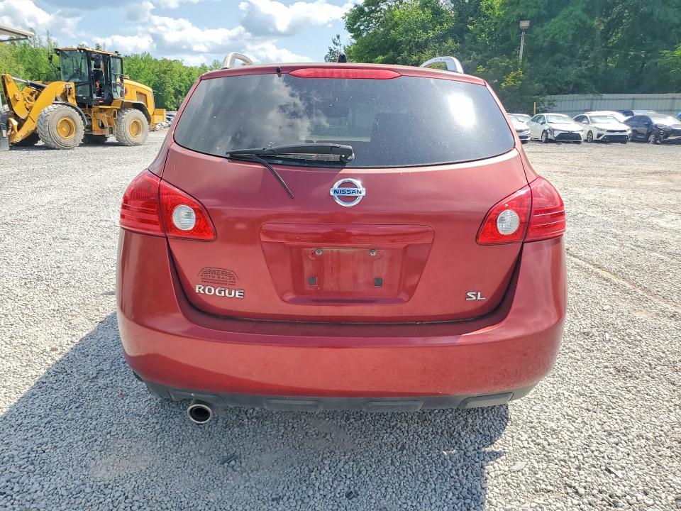 2009 Nissan Rogue sport VIN JN8AS58T49W040199 COPART salvage auction — NORMAL WEAR, Tx - Salvage Vehicle Title, sold $475 on 2026-07-08 (photo 6)