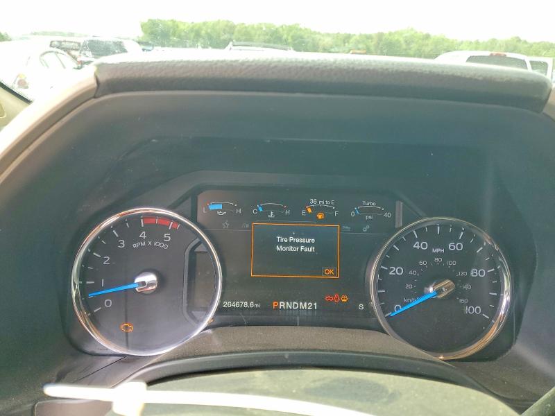 2017 Ford VIN 1FT7W2BT6HED04612 COPART salvage auction — MINOR DENT/SCRATCHES, TN - SALVAGE CERTIFICATE, sold $10,000 on 2026-07-09 (photo 9)