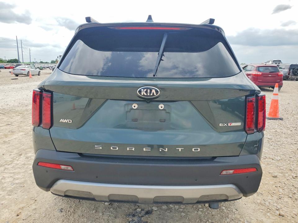2021 Kia Sorento VIN 5XYRHDLF6MG069220 COPART salvage auction — FRONT END, Tx - Salvage Vehicle Title, sold $3,750 on 2026-07-02 (photo 6)