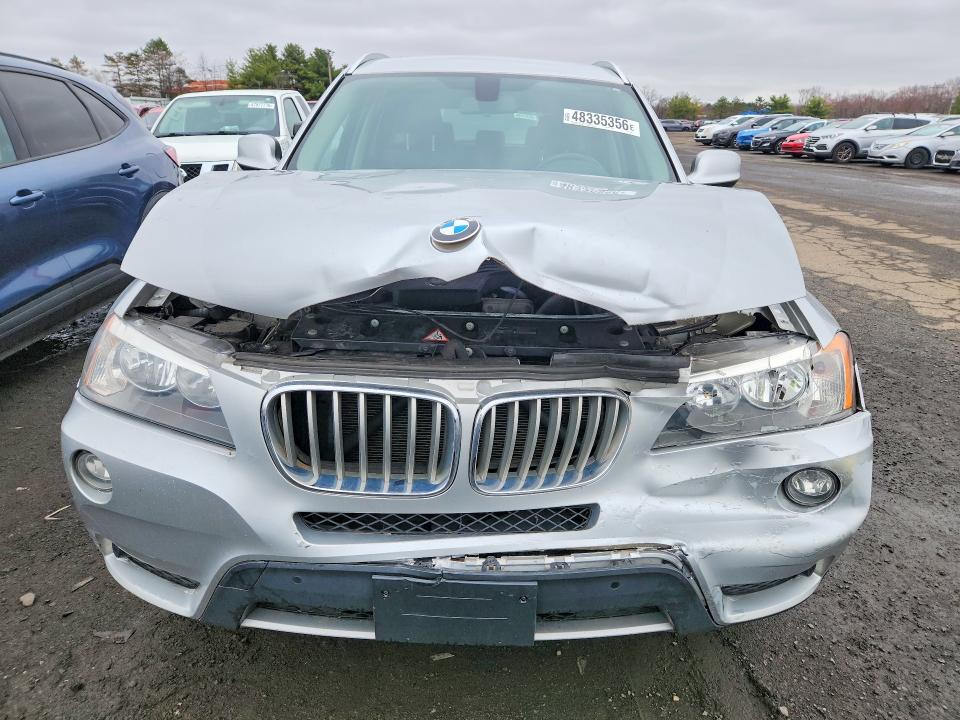 2013 BMW X3 VIN 5UXWX9C58D0D02211 COPART salvage auction — FRONT END, CT, sold $475 on 2026-07-17 (photo 5)