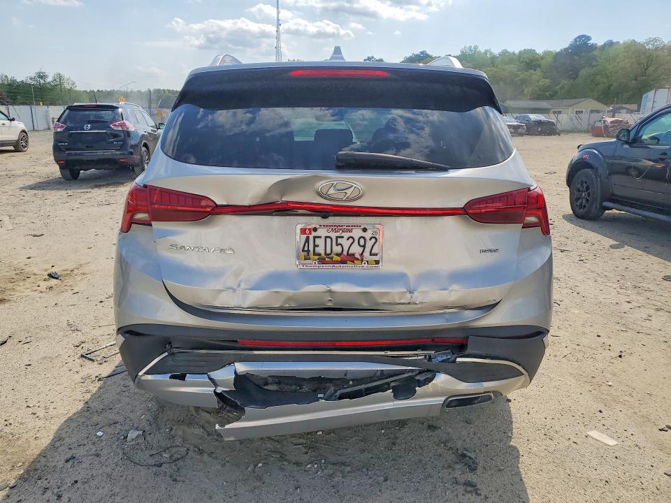2023 Hyundai Santa fe VIN 5NMS3DAJ1PH556357 COPART salvage auction — REAR END, Md - Cert Of Salvage > 75% Damage, sold $9,100 on 2026-08-25 (photo 6)