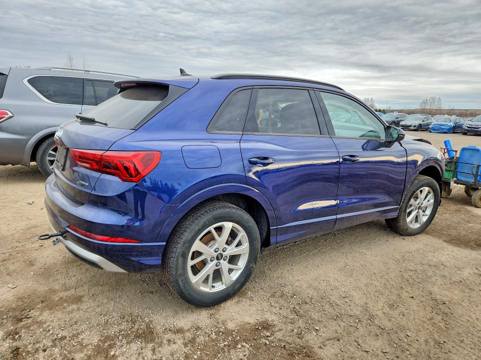 2024 Audi Q3 VIN WA1AUCF34R1155146 COPART salvage auction — FRONT END, Salvage Title, sold $4,700 on 2026-07-14 (photo 3)
