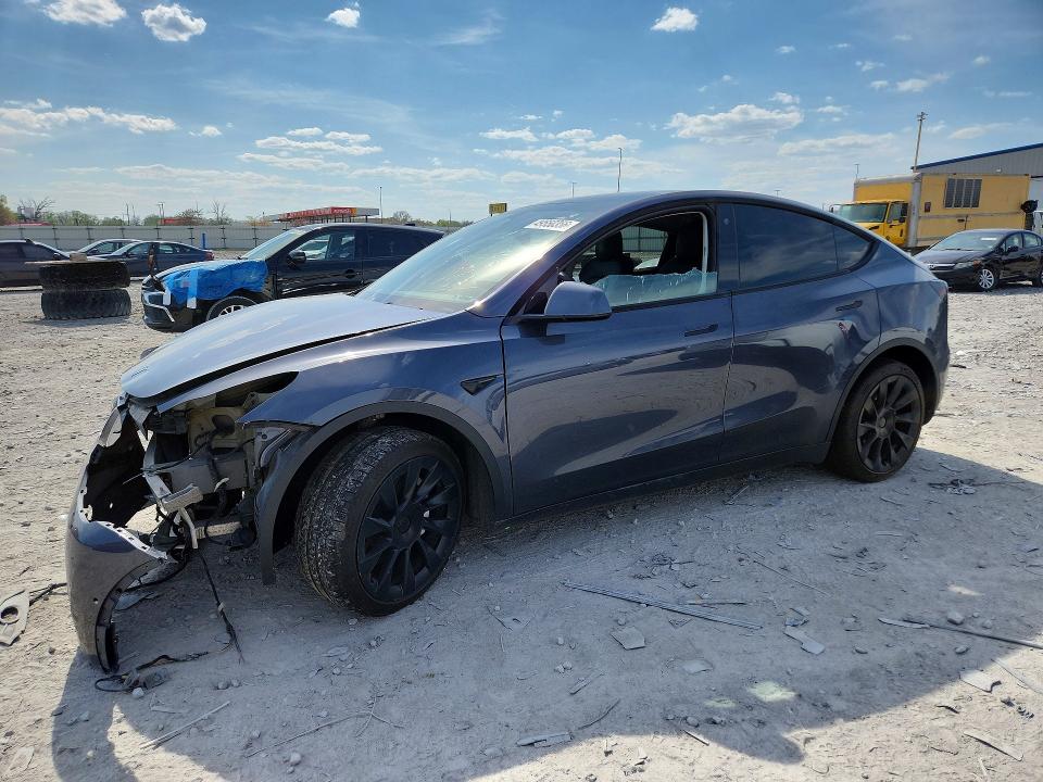 2022 Tesla Model y VIN 7SAYGDEE2NF574931 COPART salvage auction — FRONT END, Il - Salvage Certificate, sold $9,200 on 2026-07-15 (photo 1)