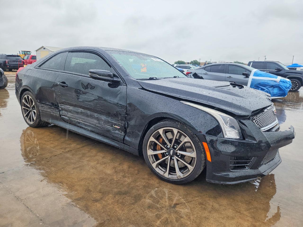 2016 Cadillac ATS VIN 1G6AN1RY9G0100602 COPART salvage auction — Front End, TX - CERTIFICATE OF TITLE, sold $6,200 on 2026-07-09 (photo 4)