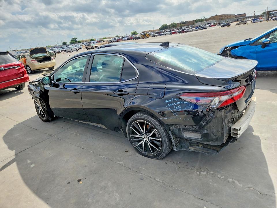 2022 Toyota Camry VIN 4T1G11AK8NU639272 COPART salvage auction — FRONT END, Tx - Salvage Vehicle Title, sold $6,300 on 2026-07-09 (photo 2)