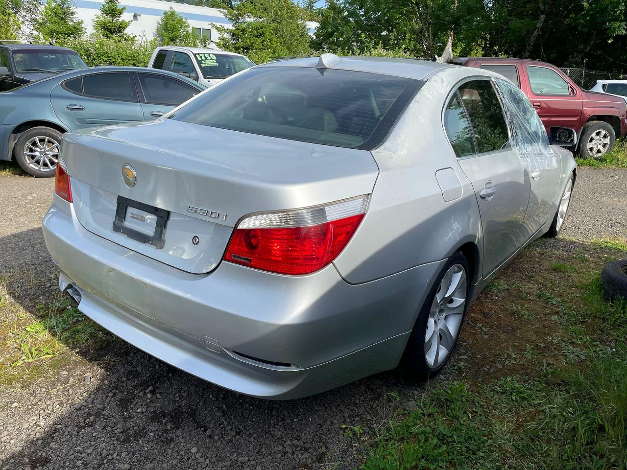 2006 BMW 5 series VIN WBANE73536CM34294 COPART salvage auction — Vandalized, IN - CERTIFICATE OF TITLE (P), sold $1,950 on 2026-05-06 (photo 4)