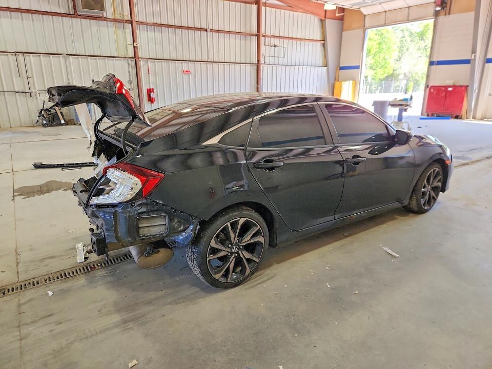 2021 Honda Civic VIN 2HGFC2F8XMH548083 COPART salvage auction — ALL OVER, Va - Cert Of Title - Salvage, sold $1,800 on 2026-07-02 (photo 3)