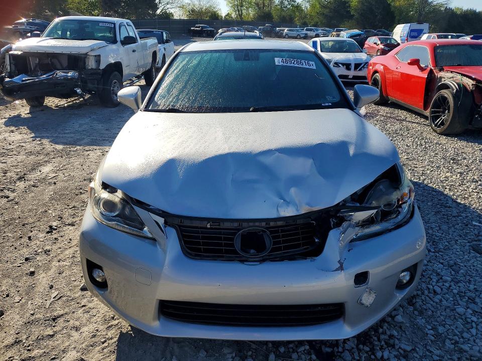 2012 Lexus Ct VIN JTHKD5BH7C2111472 COPART salvage auction — FRONT END, Tn - Salvage Certificate, sold $675 on 2026-07-30 (photo 5)