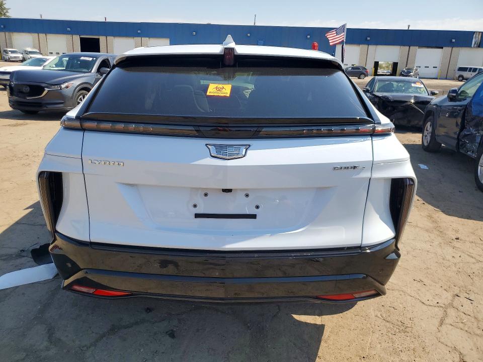 2026 Cadillac Lyriq VIN 1GYKPURL0TZ308871 COPART salvage auction — FRONT END, Mi - Cert Of Title-Salvage Vehicle, sold $8,500 on 2026-07-02 (photo 6)