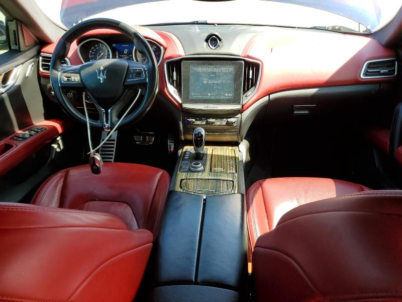 2018 Maserati Ghibli VIN ZAM57YTA6J1299926 COPART salvage auction — FRONT END, Va - Cert Of Title - Salvage, sold $3,650 on 2026-07-08 (photo 8)