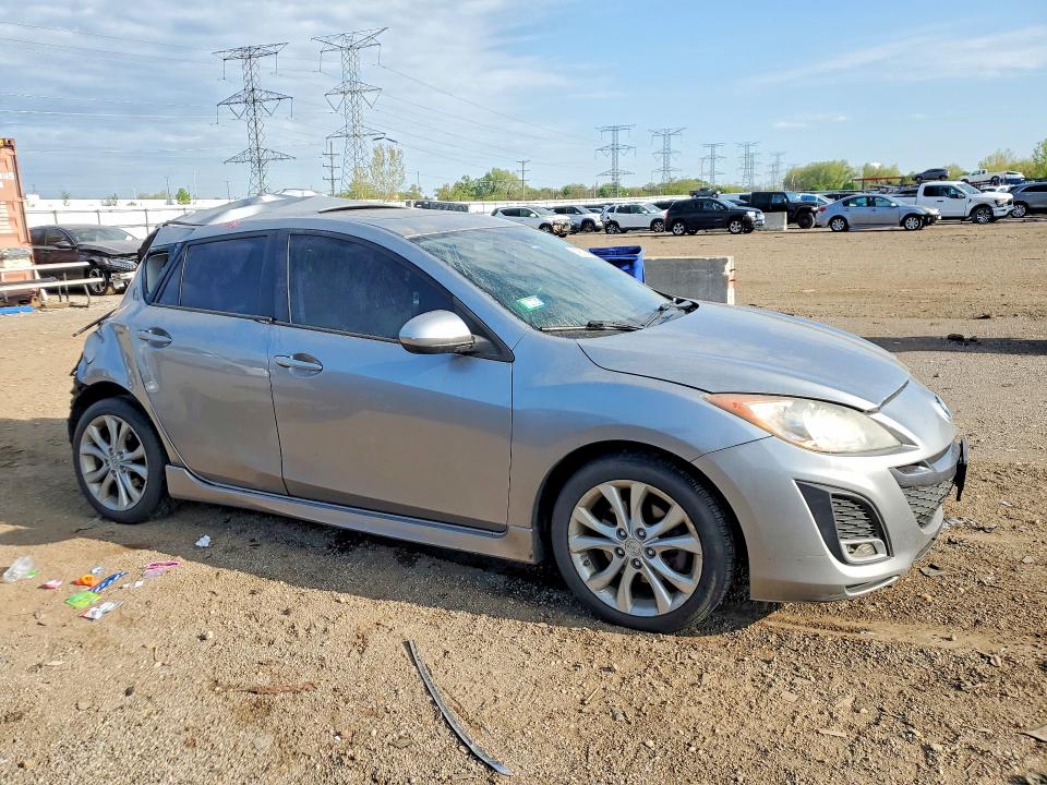 2011 Mazda 3 VIN JM1BL1K54B1498022 COPART salvage auction — REAR END, Il - Salvage Certificate, sold $275 on 2026-07-16 (photo 4)