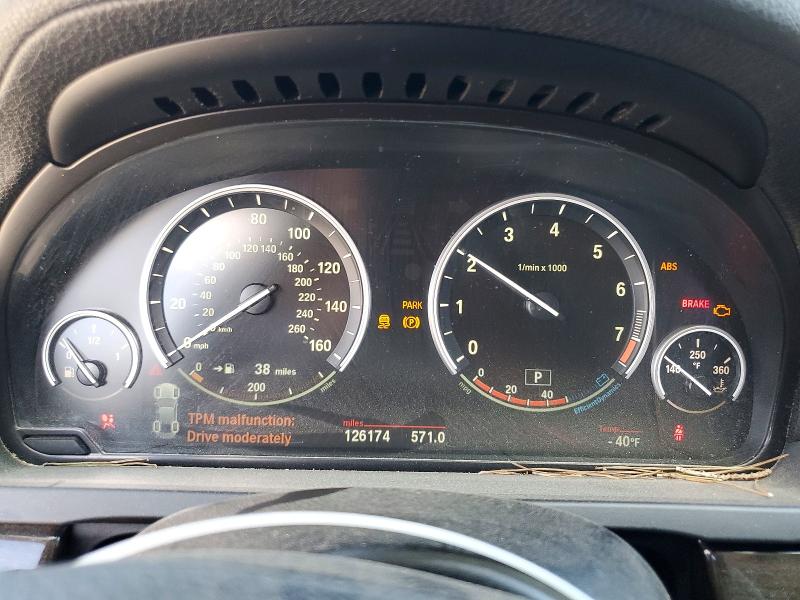 2012 BMW 7er VIN WBAKC6C56CC396803 COPART salvage auction — FRONT END, Ca - Salvage Certificate, sold $150 on 2026-07-20 (photo 9)