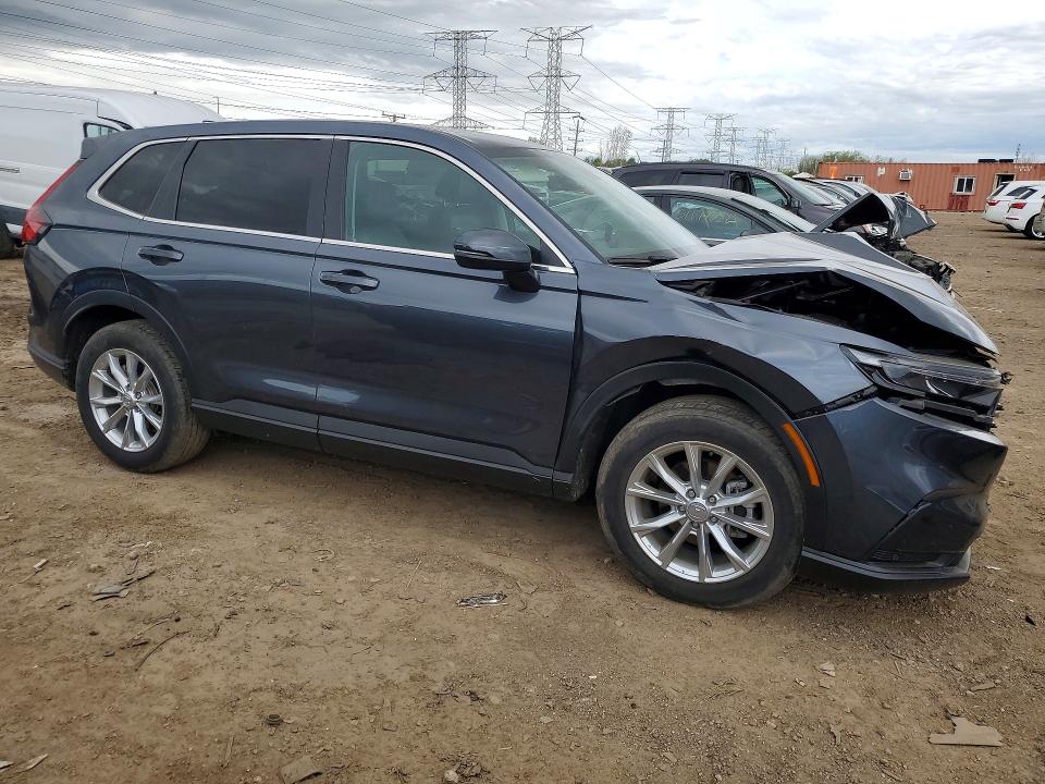 2025 Honda Cr-v VIN 2HKRS4H7XSH446110 COPART salvage auction — FRONT END, Il - Salvage Certificate, sold $10,200 on 2026-07-09 (photo 4)