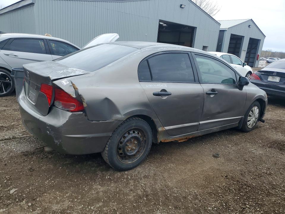 2006 Honda VIN 2HGFA16306H008152 COPART salvage auction — REAR END, On - Permit No Brand - Unfit, sold $300 on 2026-07-02 (photo 3)