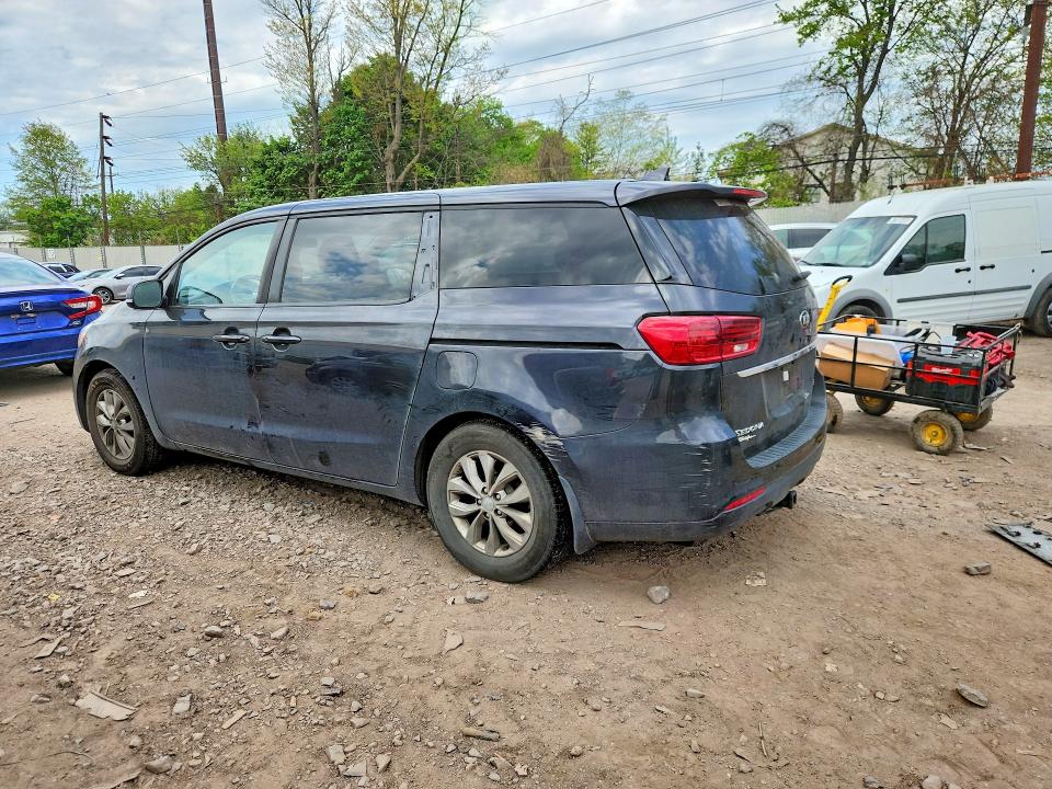 2019 Kia SEDONA VIN KNDMB5C14K6526645 COPART salvage auction — REAR END, Pa - Cert Of Title, sold $1,300 on 2026-07-11 (photo 2)