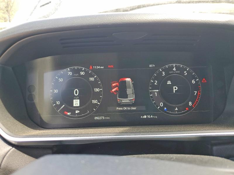2018 Land rover RANGE ROVER VIN SALWR2RV2JA812706 COPART salvage auction — FRONT END, Md - Cert Of Salvage > 75% Damage, sold $11,300 on 2026-07-23 (photo 9)