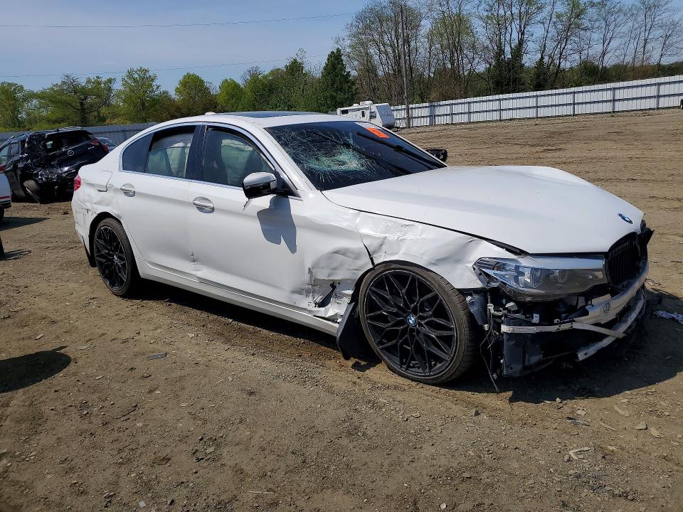 2018 BMW 5er VIN WBAJA5C56JWA36912 COPART salvage auction — FRONT END, Nj - Certificate Of Title, sold $4,150 on 2026-07-13 (photo 4)
