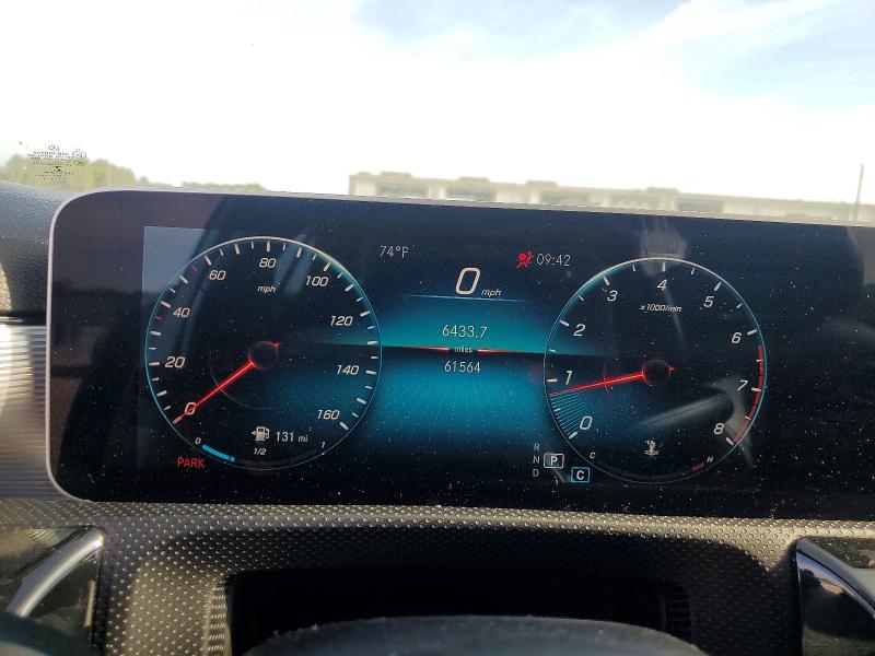 2020 Mercedes-benz A-klasse VIN WDD3G4FB4LW038525 COPART salvage auction — MINOR DENT/SCRATCHES, Id - Salvage Certificate Of Title, sold $9,000 on 2026-07-16 (photo 9)
