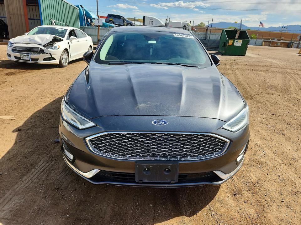 2019 Ford Fusion VIN 3FA6P0RU3KR240180 COPART salvage auction — SIDE, Co - Salvage Title, sold $3,900 on 2026-07-02 (photo 5)