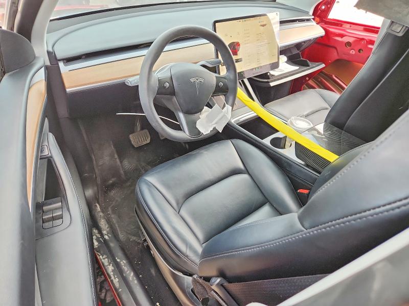 2023 Tesla Model y VIN 7SAYGAEEXPF587475 COPART salvage auction — SIDE, Ut - Salvage Certificate, sold $10,400 on 2026-07-31 (photo 8)