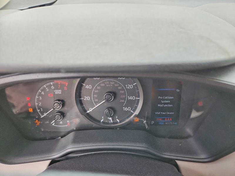 2021 Toyota Corolla VIN 5YFDPMAE8MP190396 COPART salvage auction — FRONT END, Tx - Salvage Vehicle Title, sold $3,000 on 2026-07-10 (photo 9)