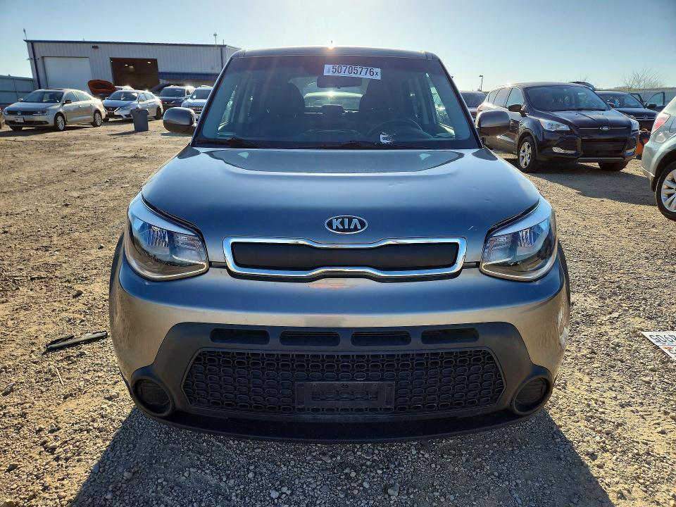 2016 Kia Soul VIN KNDJN2A26G7409347 COPART salvage auction — HAIL, Id - Salvage Certificate Of Title, sold $1,050 on 2026-07-14 (photo 5)
