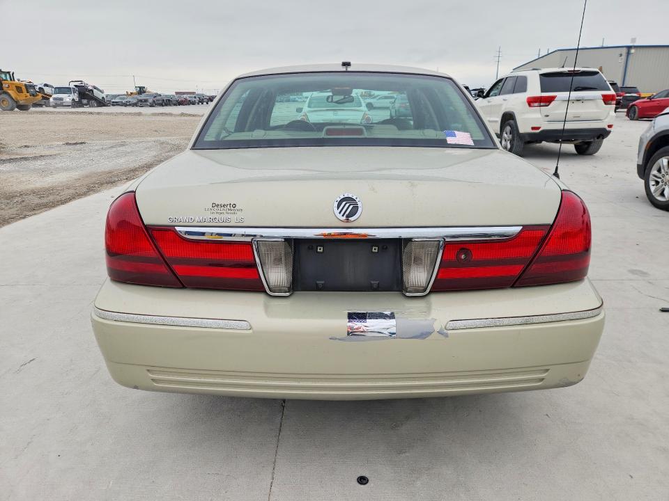 2005 Mercury Grand marquis VIN 2MEHM75WX5X670689 COPART salvage auction — FRONT END, Nv - Salvage Title, sold $225 on 2026-08-28 (photo 6)
