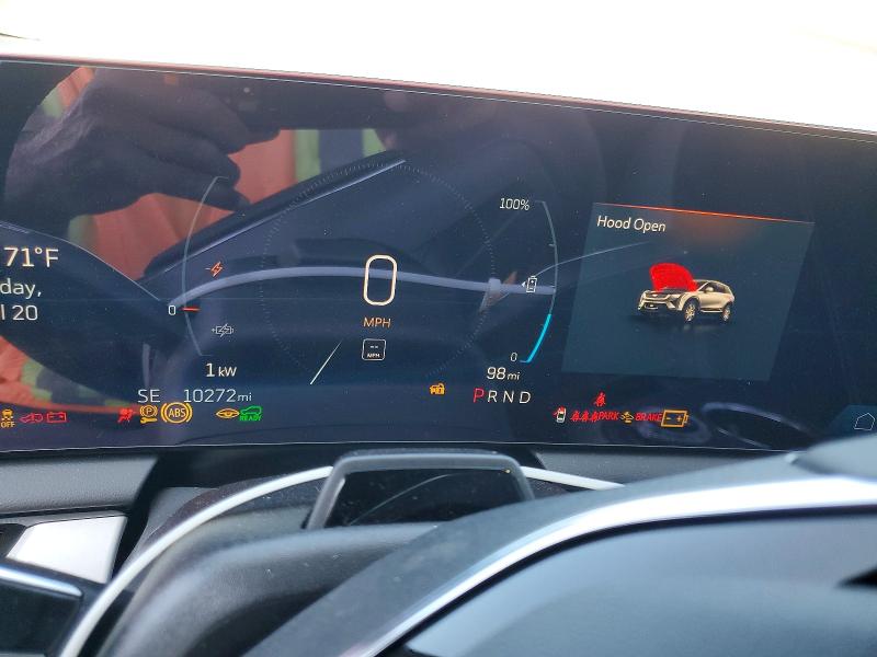 2025 Cadillac Optiq VIN 3GYK3EMR8SS182669 COPART salvage auction — REAR END, Salvage Title, sold $17,200 on 2026-07-24 (photo 9)