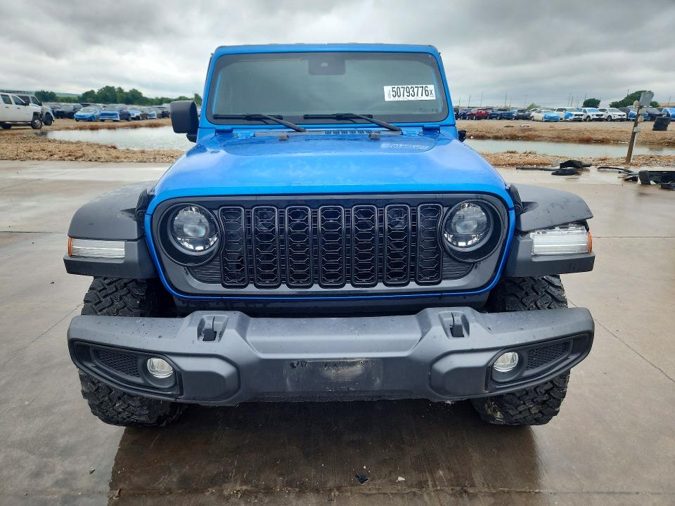 2024 Jeep Wrangler / VIN 1C4PJXDG1RW305884 COPART salvage auction — SIDE, Tx - Certificate Of Title, sold $10,600 on 2026-07-09 (photo 5)
