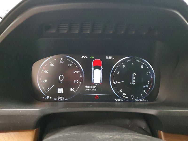 2019 Volvo Xc90 VIN YV4A22PL9K1441369 COPART salvage auction — FRONT END, Mi - Certificate Of Title, sold $9,300 on 2026-07-22 (photo 9)
