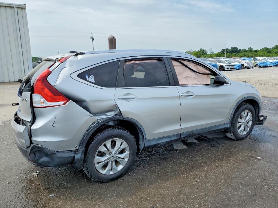 2012 Honda Cr-v VIN JHLRM4H76CC013247 COPART salvage auction — ROLLOVER, AL - CERT OF TITLE-SALVAGE TITLE, sold $1,350 on 2026-07-09 (photo 3)