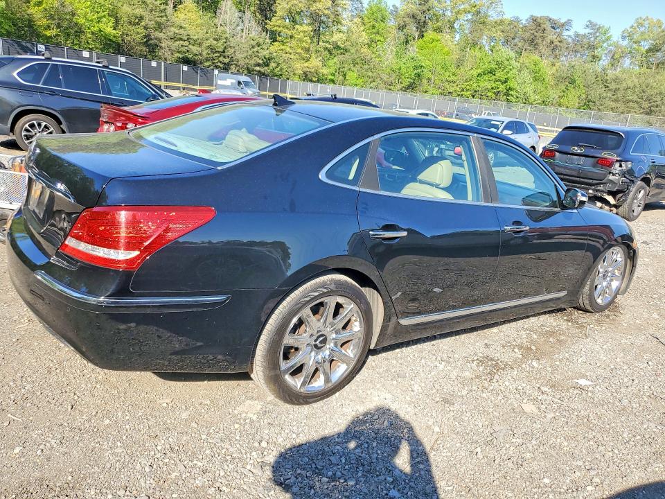 2012 Hyundai Equus VIN KMHGH4JH2CU052483 COPART salvage auction — FRONT END, MD, sold $1,000 on 2026-07-21 (photo 3)